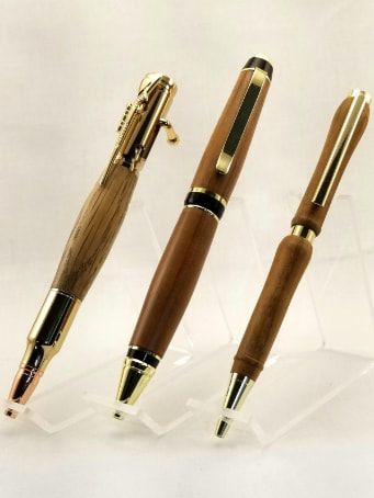 3 handmade pens